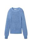 Джемпер MIT LEICHTEN BALLONÄRMELN TOM TAILOR DENIM, цвет Mottled Blue - фото 2