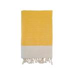 Полотенце для хамам traditionnelle athena  Le Comptoir De La Plage, желтый - фото