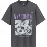 Футболка унисекс серая GAP, серый - фото