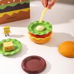 Тарелка KAWASIMAYA, [Gift Box Set]Lulu Pig Hamburger Single Serving Set - фото 9