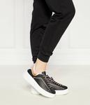 Кроссовки женские Armani Exchange кожаные на толстой подошве, черный - фото 2