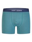 Боксеры Happy Shorts  Jersey, бирюзовый/темно-синий - фото 2