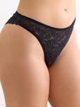 Трусики Erlich Textil Iconic Lace, Mottled Black - фото 5