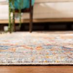 Ковер-дорожка SAFAVIEH, 67 x 366 см, Persian Collection, Blue & Multi, дизайн в стиле Oriental Distressed, не линяет и прост в уходе, идеален для помещений с высокой проходимостью в гостиной, спальне (VTP435B) - фото 5