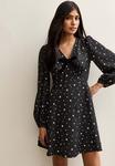 Платье New Look LONG SLEEVE MINI, Black Pattern/Black - фото