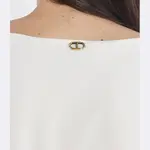 Платье с добавлением шерсти Twin-Set, бежевый - фото 3