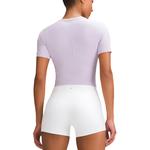 Футболка Swiftly Tech SS24 женская Lululemon, сирень - фото 4