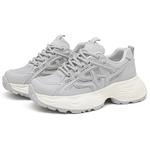 DAPHNE Серые женские кроссовки на платформе, цвет Gray - фото 3