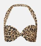 Верх бикини Билла Norma Kamali, Cheetah Patch - фото