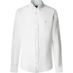 Рубашка Hackett Essential GMD Linen Brpt, белый - фото