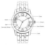 Женские золотистые деловые часы Nine West - фото 4