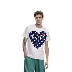 CDG Play Футболка Regular Unisex White - фото 4