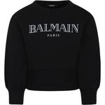 Детский свитшот BALMAIN, черный - фото 3