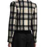 IRO NIGHT Клетчатый укороченный пиджак, Black - фото 5
