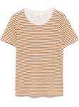 Футболка в полоску FRAME, коричневый - фото