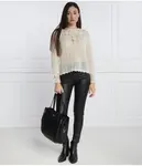 Шерстяной свитер Regular fit Twin-Set, белый - фото 2