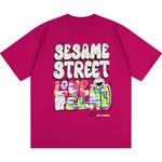 Футболка унисекс SESAME STREET, тёмно-синяя - фото 9