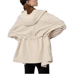 Куртка женская KELME, бежево-тёмно-серая - фото 10