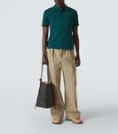 Джинсы с широкими штанинами и плиссе Loewe, песочный - фото 2