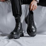 Ботинки Short Martin мужские черные Cachiotti, черные с мягкой подкладкой - фото 11