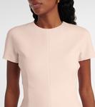 Мини-платье из крепового джерси Sportmax, Rosa Chiaro - фото 4