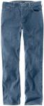 Брюки Carhartt Rugged Flex Straight Tapered Jeans, цвет Skyblue - фото