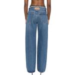 Джинсы с логотипом на поясе Alexander Wang, синий - фото 3