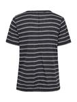 Футболка Nacima в полоску из льна Part Two, Midnight - фото 6