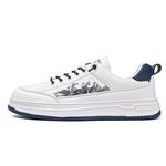 Низкие мужские кроссовки Boogie Bear, White Blue - фото