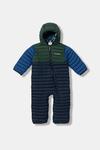 Детский комбинезон Powder Lite Reversible Bunting Columbia, темно-синий - фото 2