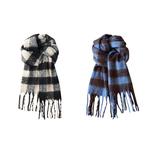 J W Вязаный шарф унисекс, 2 Pack (Black+Pink) - фото 11