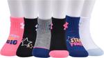 Детские носки Under Armour Multi Pack Quarter, Pink - фото 4
