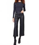 Черные вощеные брюки-джоггеры CHARLIE B - фото 4