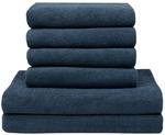 Набор полотенц  Zollner, темно-синий - фото