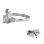 Vivienne Westwood Кольца с камнями для женщин Silver - фото