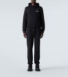 Хлопковый худи с логотипом Moncler, Smoky Black - фото 2