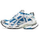 Кроссовки с панелями Runner Balenciaga, синий белый - фото