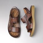 EGCHI Пляжные сандалии Men's Gray/Brown - фото 11