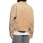 Куртка с монограммой и эффектом потертости Amiri, бежевый - фото 4