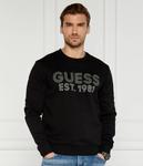 Толстовка мужская Guess Jeans с надписью, черный - фото 3