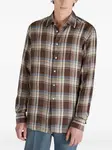 Рубашка в клетку Glanshirt, коричневый - фото 3