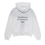 Свитер Acne Studios Logo Hooded Sweater, Pale Grey Melange - фото 2