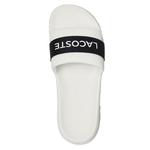 Шлепанцы Lacoste Croco Textile Logo, белый - фото 4