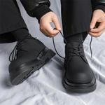 Туфли мужские низкие черный Jietegongyang - фото 4