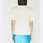 Льняная футболка обычного кроя Samsøe Samsøe, экрю - фото 3