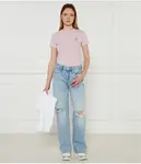 Футболка Slim fit Guess Jeans, розовый - фото 2