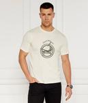 Футболка Emporio Armani Regular Fit, бежевый - фото 3