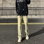 Джинсы унисекс универсальные шаблоны, черный серый (на флисовой подкладке) - фото 5