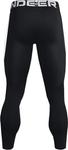 Under Armour мужские леггинсы ColdGear, Black/White - фото 2