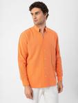 Рубашка узкого кроя на пуговицах Antioch, оранжевый - фото 4